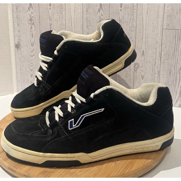 VTG Vans Camacho Skate Shoe Fat Tongue Puffy Era Skate Shoes Black Sz 11 Rare 01 main image 6